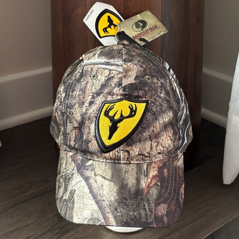Mossy Oak Antimicrobial,moldable,velcro,camo cap
